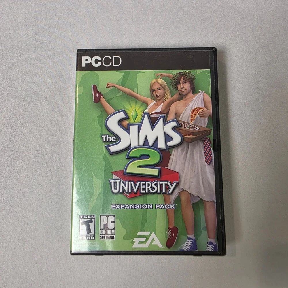 EA The Sims 2 with the University & Night Life Expansion Packs Bundle of 6 Discs